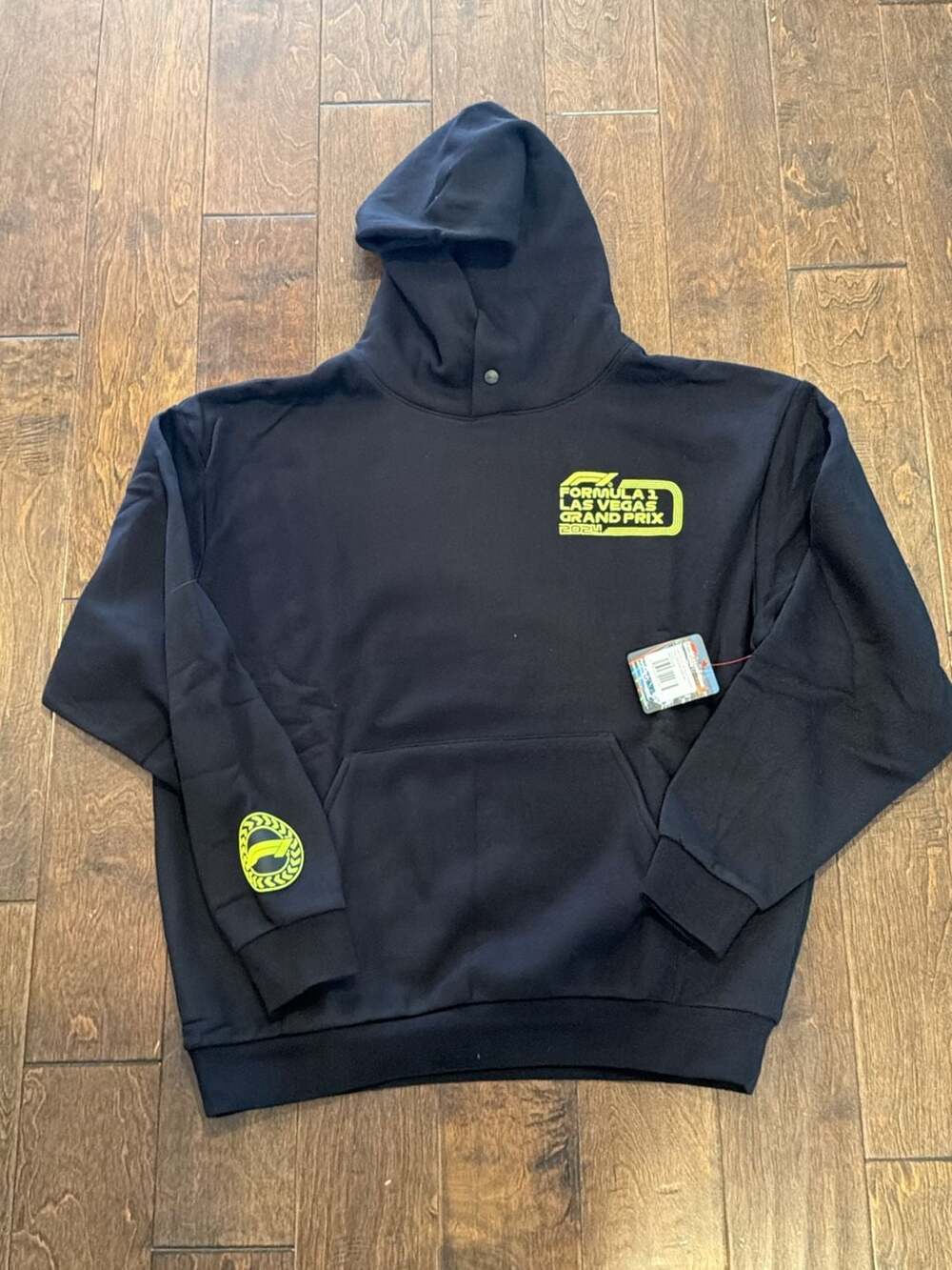 Formula 1 Las Vegas Grand Prix 2024 Two Tone Hooded Sweatshirt XL Black